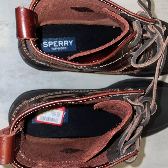 MENS Sperry Decoy Boot Amaretto/Black - Picture 6 of 8